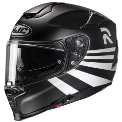HJC RPHA 70 Stipe MC10SF Motorcycle Helmet (White)