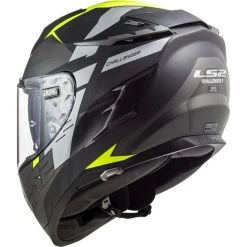 LS2 FF327 Challenger Allert Helmet (Titanium|Hi Vis Yellow) -Deals Helmets Full Face Store 33122 2
