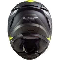 LS2 FF327 Challenger Allert Helmet (Titanium|Hi Vis Yellow) -Deals Helmets Full Face Store 33122 3