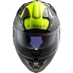 LS2 FF327 Challenger Allert Helmet (Titanium|Hi Vis Yellow) -Deals Helmets Full Face Store 33122 6
