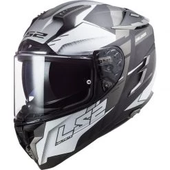 LS2 FF327 Challenger Allert Helmet (Titanium|Silver)