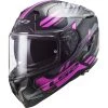LS2 FF327 Challenger Spin Helmet (Black|Pink) -Deals Helmets Full Face Store 33127