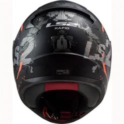 LS2 FF353 Rapid Circle Motorcycle Helmet (Titanium|Fluo Orange) 14 LS2 FF353 Rapid Circle Motorcycle Helmet (Titanium|Fluo Orange) -Deals Helmets Full Face Store 33128 5