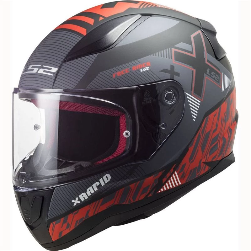 LS2 FF353 Rapid Happy X-Street Helmet (Black|Red) 3 LS2 FF353 Rapid Happy X-Street Helmet (Black|Red)