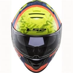 LS2 FF800 Storm Salvaldor Replica Helmet (Blue|Yellow) -Deals Helmets Full Face Store 33136 3