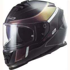 LS2 FF800 Storm Velvet Motorcycle Helmet (Black|Rainbow)