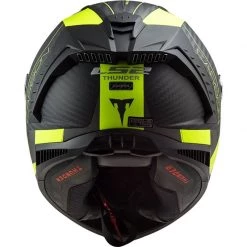 LS2 FF805 Thunder Carbon Racing 1 Helmet (Black|Hi Vis Yellow) -Deals Helmets Full Face Store 33141 3