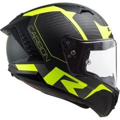 LS2 FF805 Thunder Carbon Racing 1 Helmet (Black|Hi Vis Yellow) -Deals Helmets Full Face Store 33141 4