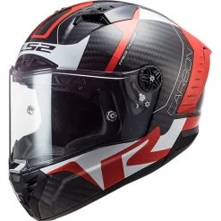 LS2 FF805 Thunder Carbon Racing 1 Helmet (Red|White)