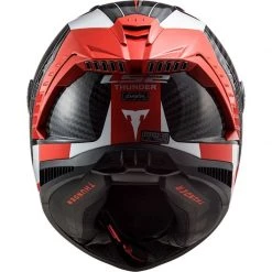 LS2 FF805 Thunder Carbon Racing 1 Helmet (Red|White) -Deals Helmets Full Face Store 33142 5