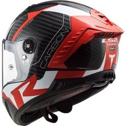 LS2 FF805 Thunder Carbon Racing 1 Helmet (Red|White) -Deals Helmets Full Face Store 33142 6