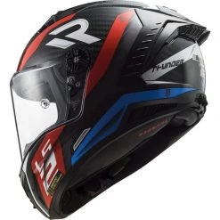 LS2 FF805 Thunder Carbon Supra Helmet (Red|Blue) -Deals Helmets Full Face Store 33144 2