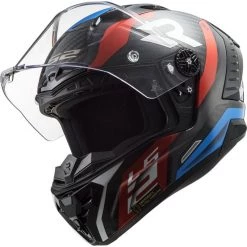 LS2 FF805 Thunder Carbon Supra Helmet (Red|Blue) -Deals Helmets Full Face Store 33144 3