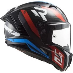 LS2 FF805 Thunder Carbon Supra Helmet (Red|Blue) -Deals Helmets Full Face Store 33144 4