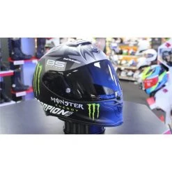 Scorpion Exo R1 Fabio Monster Replica Helmet (Grey) -Deals Helmets Full Face Store 33358 1