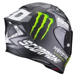 Scorpion Exo R1 Fabio Monster Replica Helmet (Grey) -Deals Helmets Full Face Store 33358 2