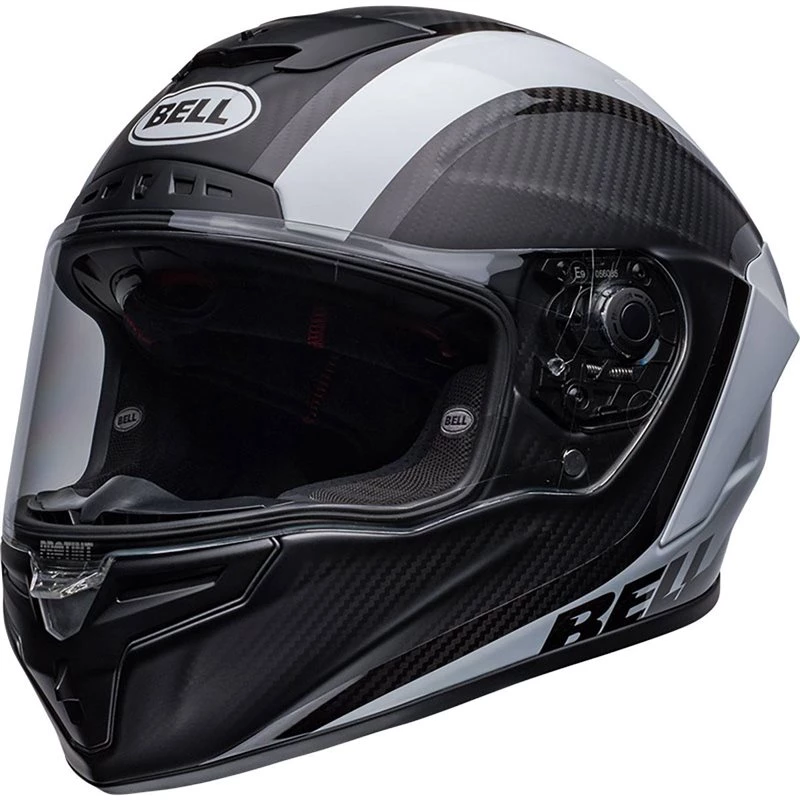 Bell Race Star DLX Tantrum 2 Helmet (Black/White) 3 Bell Race Star DLX Tantrum 2 Helmet (Black/White)