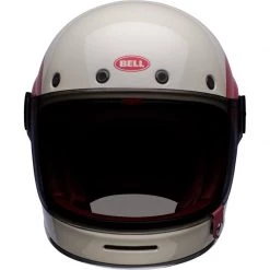 Bell Bullitt TT Helmet (Gloss Vintage White/Oxblood) -Deals Helmets Full Face Store 33885 2