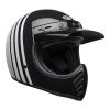 Bell Moto 3 Reverb Helmet (White/Black) -Deals Helmets Full Face Store 33889