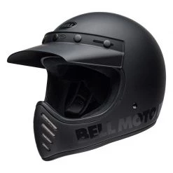 Bell Moto 3 Blackout Helmet (Matte/Gloss Black) -Deals Helmets Full Face Store 33890 5