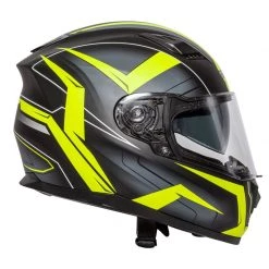 Spada SP17 Ruler Motorcycle Helmet (Matt Black/Yellow) -Deals Helmets Full Face Store 34253 3