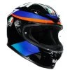 AGV K6 Marini Sky Racing Replica Helmet (Black|Blue|Orange)
