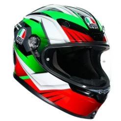 AGV K6 Excite Italy Helmet (Red|White|Green)