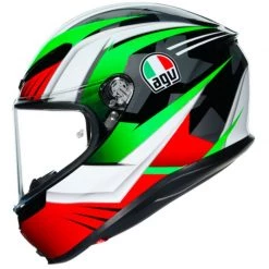 AGV K6 Excite Italy Helmet (Red|White|Green) -Deals Helmets Full Face Store 34348 7