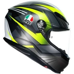 AGV K6 Excite Helmet (Grey|Flo Yellow) 12 AGV K6 Excite Helmet (Grey|Flo Yellow) -Deals Helmets Full Face Store 34349 2
