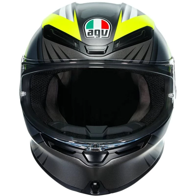 AGV K6 Excite Helmet (Grey|Flo Yellow) 6 AGV K6 Excite Helmet (Grey|Flo Yellow) - Image 4
