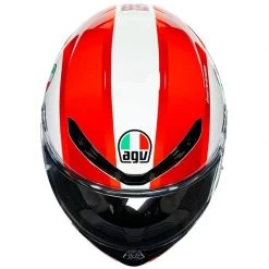 AGV K6 SIC58 Helmet (White|Red) -Deals Helmets Full Face Store 34350 6