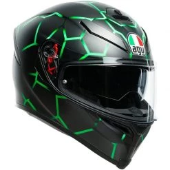 AGV K5-S Vulcanum Helmet (Black|Green)